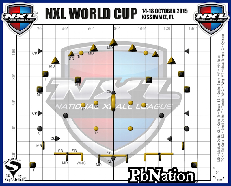 NXL World Cup Layout Paintball Media